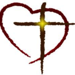 Cross and heart